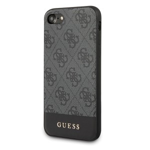 Guess GUHCI8G4GLGR iPhone 7/8/SE 2020/SE 2022 szary/grey hardcase 4G Stripe Collection