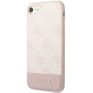 Guess GUHCI8G4GLPI iPhone 7/8/SE 2020 /SE 2022 różowy/pink hard case 4G Stripe Collection