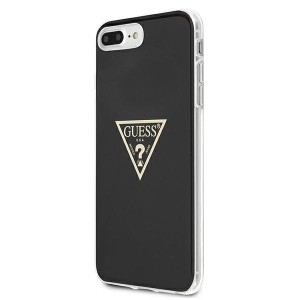 Guess GUHCI8LPCUMPTBK iPhone 8 Plus/7 Plus czarny/black hardcase Metallic Collection