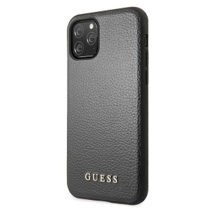Guess GUHCN58IGLBK iPhone 11 Proczarny/black hard case Iridescent