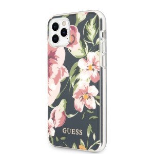 Guess GUHCN58IMLFL03 iPhone 11 Progranatowy/navy N°3 Flower Collection