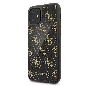 Guess GUHCN614GGPBK iPhone 11 6,1"/ Xr czarny/black hard case 4G Double Layer Glitter
