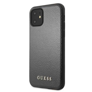Guess GUHCN61IGLBK iPhone 11 6,1" / Xrczarny/black hard case Iridescent