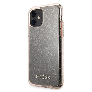 Guess GUHCN61PCGLPI iPhone 11 6,1" / Xrróżowy/pink hard case Glitter