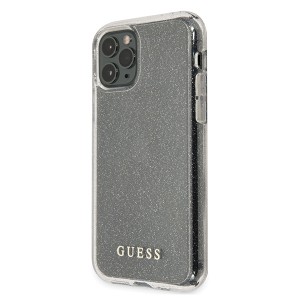 Guess GUHCN65PCGLSI iPhone 11 Pro Maxsrebrny/silver hard case Glitter