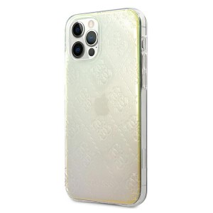 Guess GUHCP12L3D4GIRBL iPhone 12 Pro Max6,7" opalowy/iridescent hardcase 4G 3D Pattern Collection