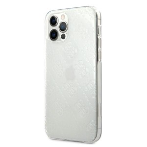 Guess GUHCP12L3D4GTR iPhone 12 Pro Max6,7" transparent hardcase 4G 3D Pattern Collection