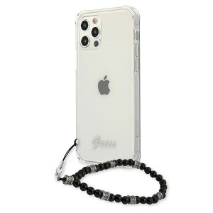 Guess GUHCP12LKPSBK iPhone 12 Pro Max6,7"  Transparent hardcase Black Pearl