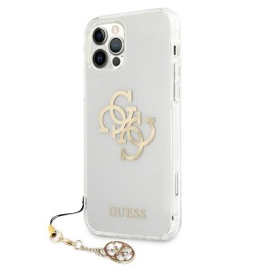 Guess GUHCP12LKS4GGO iPhone 12 Pro Max6,7" Transparent hardcase 4G Gold Charms Collection