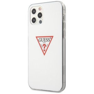 Guess GUHCP12LPCUCTLWH iPhone12 Pro Max 6,7"  biały/white hardcase Triangle Collection