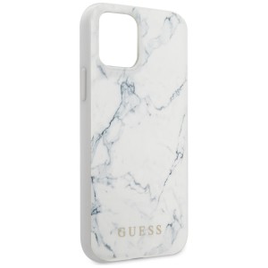 Guess GUHCP12LPCUMAWH iPhone12 Pro Max 6,7"  biały/white hardcase Marble