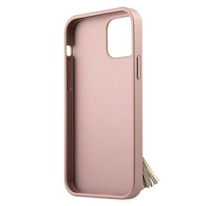 Guess GUHCP12MRSSARG iPhone 12/12 Pro6,1" różowy/pink hardcase Saffiano with ring stand