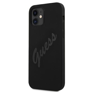 Guess GUHCP12SLSVSBK iPhone 12 mini5,4" czarny/black hardcase Script Vintage