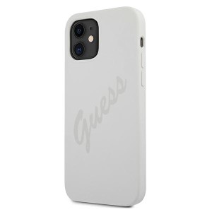 Guess GUHCP12SLSVSCR iPhone 12 mini5,4" kremowy/cream hardcase Script Vintage