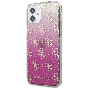 Guess GUHCP12SPCU4GGPI iPhone 12 mini5,4" różowy/pink hardcase 4G Gradient