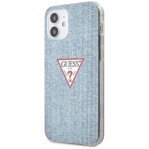 Guess GUHCP12SPCUJULLB iPhone12 mini 5,4" niebieski/light blue hardcase Jeans Collection