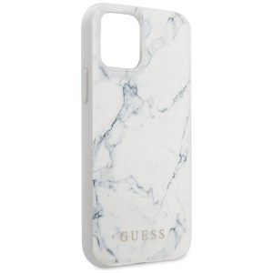 Guess GUHCP12SPCUMAWH iPhone12 mini 5,4" biały/white hardcase Marble