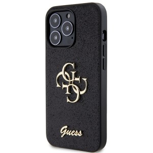 Guess GUHCP13LHG4SGK iPhone 13 Pro / 13 6.1" czarny/black hardcase Glitter Script Big 4G