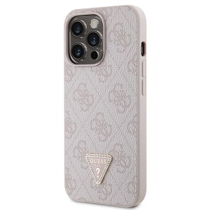 Guess GUHCP13LP4TDSCPP iPhone 13 Pro /13 6.1" różowy/pink hardcase Crossbody 4G Metal Logo