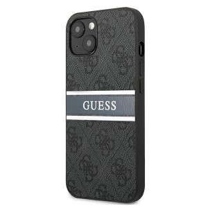 Guess GUHCP13M4GDGR iPhone 13 / 14 / 15szary/grey hardcase 4G Stripe