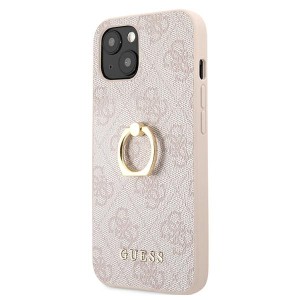 Guess GUHCP13M4GMRPI iPhone 13 / 14 / 156.1" różowy/pink hardcase 4G with ring stand