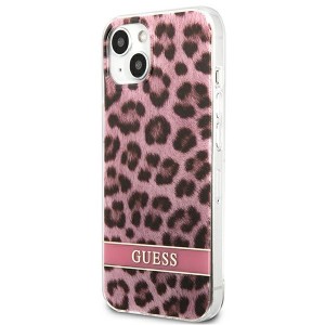 Guess GUHCP13MHSLEOP iPhone 13 / 14 / 156.1" różowy/pink hardcase Leopard