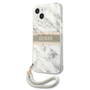Guess GUHCP13MKMABGR iPhone 13 / 14 / 156.1" szary/grey hardcase Marble Strap Collection