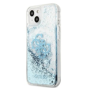 Guess GUHCP13MLG4GBL iPhone 13 / 14 / 156.1" niebieski/blue hardcase 4G Big Liquid Glitter