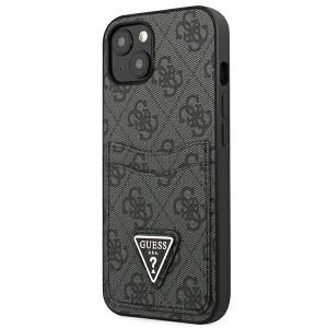 Guess GUHCP13MP4TPK iPhone 13 / 14 / 156.1" czarny/black hardcase 4G Triangle Logo Cardslot