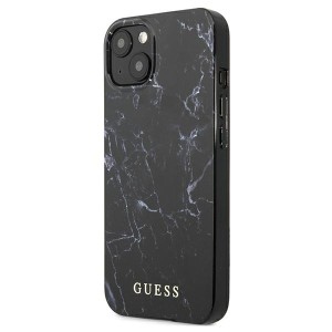 Guess GUHCP13MPCUMABK iPhone 13 / 14 /15 6.1" czarny/black hardcase Marble