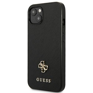 Guess GUHCP13MPS4MK iPhone 13 / 14 / 156.1" czarny/black hardcase Saffiano 4G Small Metal Logo