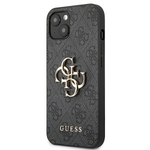 Guess GUHCP13S4GMGGR iPhone 13 mini 5,4" szary/grey hardcase 4G Big Metal Logo