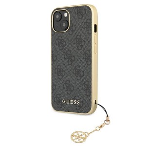 Guess GUHCP13SGF4GGR iPhone 13 mini 5,4"szary/grey hardcase 4G Charms Collection