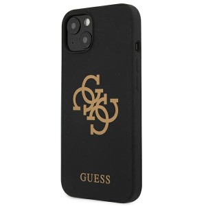 Guess GUHCP13SLS4GGBK iPhone 13 mini5,4" czarny/black hard case Silicone 4G Logo