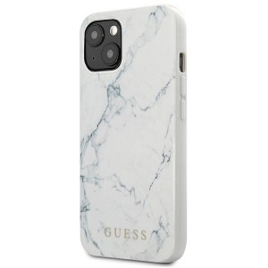 Guess GUHCP13SPCUMAWH iPhone 13 mini5,4" biały/white hardcase Marble