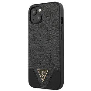 Guess GUHCP13SPU4GHBK iPhone 13 Mini5,4" szary/grey hardcase 4G Triangle Collection