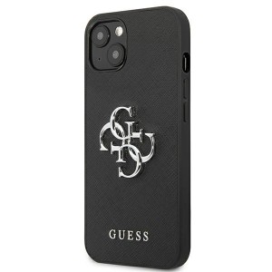 Guess GUHCP13SSA4GSBK iPhone 13 mini5,4" czarny/black hardcase Saffiano 4G Metal Logo