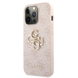 Guess GUHCP13X4GMGPI iPhone 13 Pro Max6,7" różowy/pink hardcase 4G Big Metal Logo