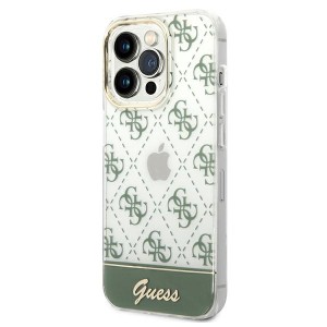 Guess GUHCP14LHG4MHA iPhone 14 Pro6,1" khaki hardcase 4G Pattern Script