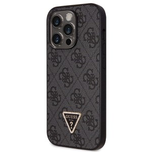 Guess GUHCP14LP4TDSCPK iPhone 14 Pro 6.1" czarny/black hardcase Crossbody 4G Metal Logo