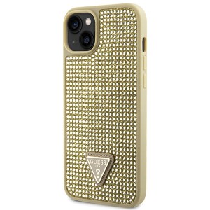 Guess GUHCP14SHDGTPD iPhone 14 / 15 / 13 6.1" złoty/gold hardcase Rhinestone Triangle