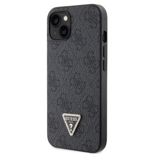 Guess GUHCP14SP4TDSCPK iPhone 14 / 15 / 13 6.1" czarny/black hardcase Crossbody 4G Metal Logo