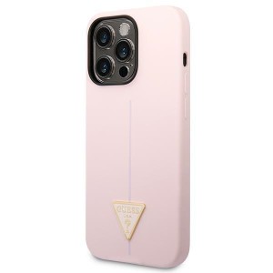 Guess GUHCP14XSLTGU iPhone 14 Pro Max6,7" fioletowy/purple hardcase Silicone Triangle