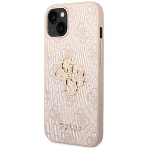 Guess GUHCP15M4GMGPI iPhone 15 Plus / 14 Plus 6.7" różowy/pink hardcase 4G Big Metal Logo