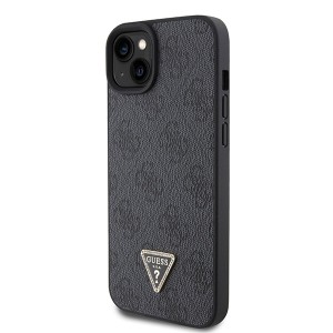 Guess GUHCP15MP4TDSCPK iPhone 15 Plus / 14 Plus 6.7" czarny/black hardcase Crossbody 4G Metal Logo