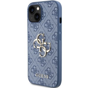Guess GUHCP15S4GMGBL iPhone 15 / 14 / 136.1" niebieski/blue hardcase 4G Big Metal Logo