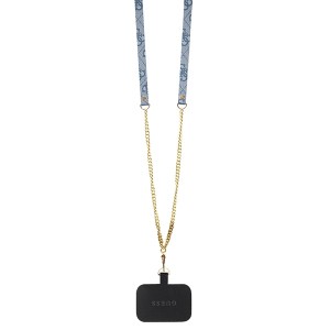 Guess GUHCP15SP4TDSCPB iPhone 15 / 14 / 13 6.1" niebieski/blue hardcase Crossbody 4G Metal Logo