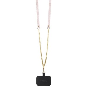 Guess GUHCP15SP4TDSCPP iPhone 15 / 14 / 13 6.1" różowy/pink hardcase Crossbody 4G Metal Logo