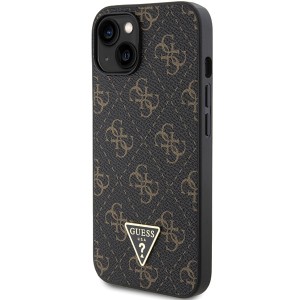 Guess GUHCP15SPG4GPK iPhone 15 / 14 / 136.1" czarny/black hardcase 4G Triangle Metal Logo
