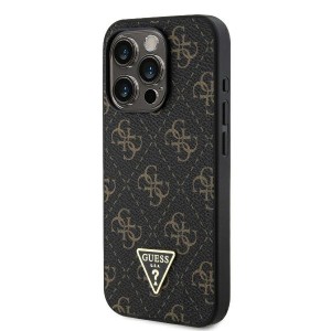 Guess GUHCP16LPG4GPK iPhone 16 Pro czarny/black hardcase New 4G Triangle